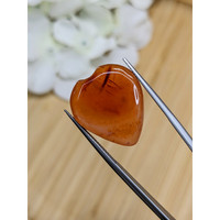 19.48 Ct. Orange Cabochon Agate from Madagascar Life Style