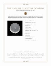 55.84 Ct. White Quartz from Madagascar Scan Report