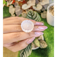 55.84 Ct. White Quartz from Madagascar Life Style