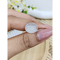 6.05 Ct. Blue Flash Cabochon Moonstone from Madagascar Life Style