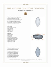 2.31 Ct. White Opal from Australia 3 D Scan Report