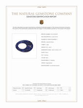 46.02 Ct. Lapis from Afghanistan Scan Report