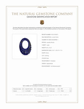 46.61 Ct. Lapis from Afghanistan Scan Report