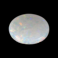 3.76 Ct. Multi Color Cabochon White Opal from Australia Video