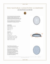 3.76 Ct. Multi Color Cabochon White Opal from Australia 3 D Scan Report