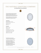 3.76 Ct. Multi Color Cabochon White Opal (Light Opal) from Australia 3 D Scan Report