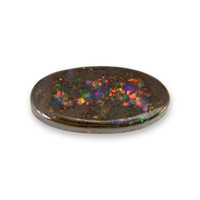 5.54 Ct. Multi Color Black Opal from Australia Video