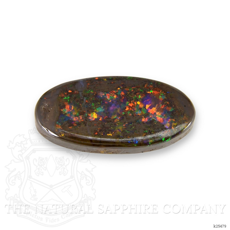 5.54 Ct. Multi Color Black Opal from Australia