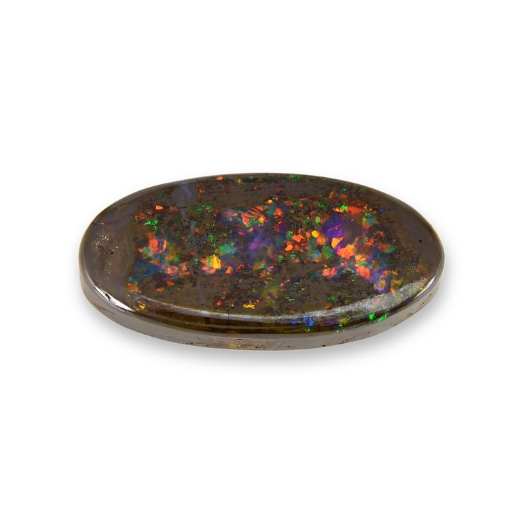 5.54 Ct. Multi Color Black Opal from Australia
