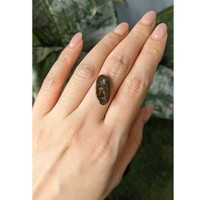 5.54 Ct. Multi Color Black Opal from Australia Life Style