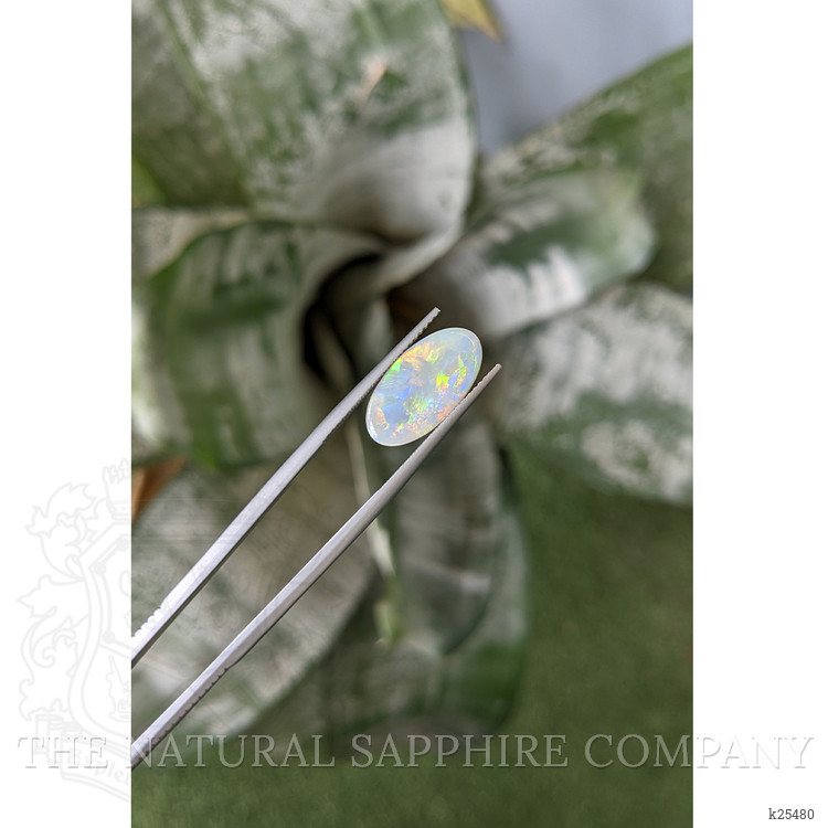 2.63 Ct. Multi Color White Opal from Australia