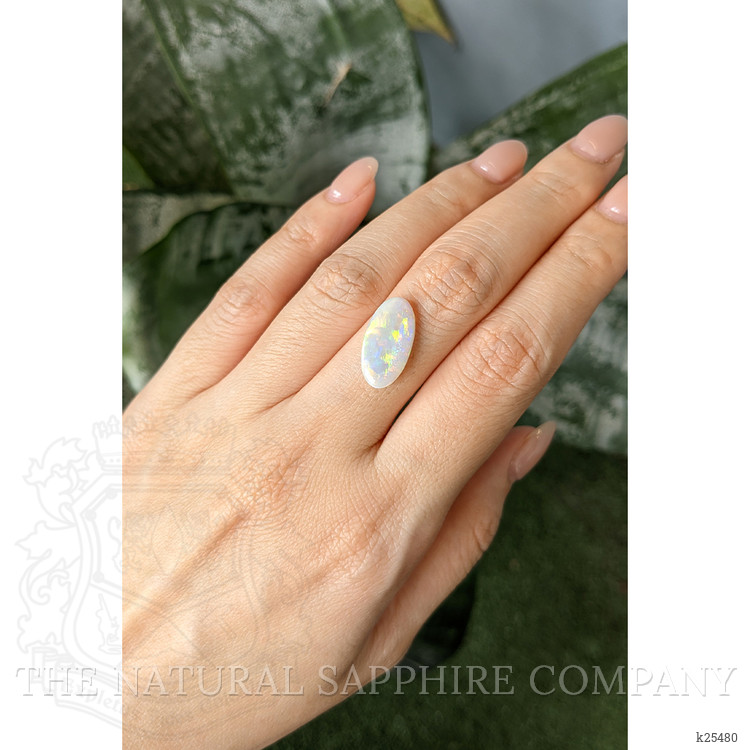 2.63 Ct. Multi Color White Opal from Australia