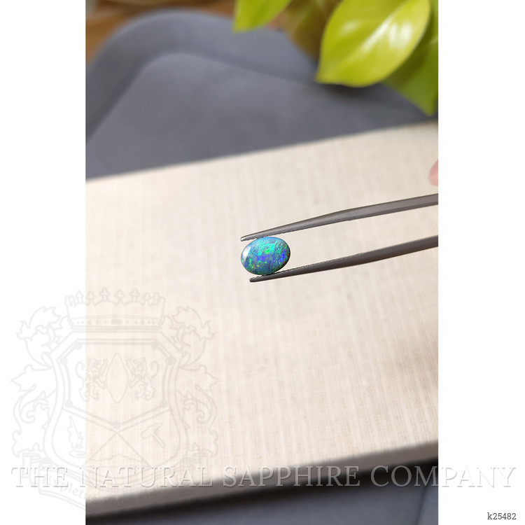 1.78 Ct. Multi Color Black Opal from Australia