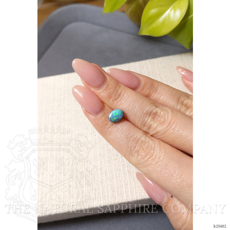 1.78 Ct. Multi Color Black Opal from Australia