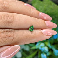 0.51 Ct. Tsavorite Garnet from Tanzania Life Style