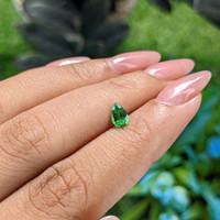 0.51 Ct. Tsavorite Garnet from Tanzania Life Style