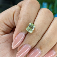 2.56 Ct. Yellowish Green Chrysoberyl from Tanzania Life Style