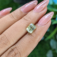 2.56 Ct. Yellowish Green Chrysoberyl from Tanzania Life Style