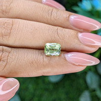 2.56 Ct. Yellowish Green Chrysoberyl from Tanzania Life Style