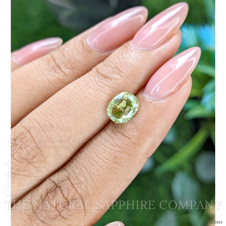 1.62 Ct. Yellowish Green Chrysoberyl from Tanzania