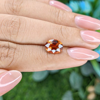 3.52 Ct. Yellowish Orange Spessartite Garnet from Tanzania Life Style