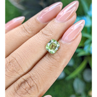 1.93 Ct. Green Grossular Garnet from Tanzania Life Style
