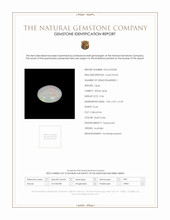 0.56 Ct. Cabochon White Opal from Australia Scan Report
