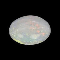 0.56 Ct. Cabochon White Opal from Australia Video