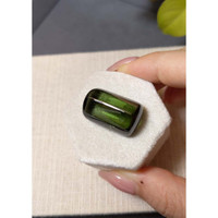 48.18 Ct. Green Cabochon Tourmaline from Brazil Life Style