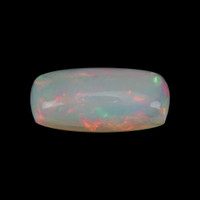 34.75 Ct. Multi Color Cabochon White Opal from Australia Video