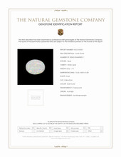 1.76 Ct. Cabochon White Opal from Australia Scan Report