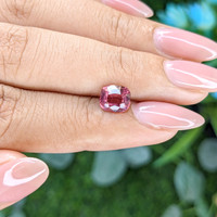 1.68 Ct. Pink Garnet from Tanzania Life Style