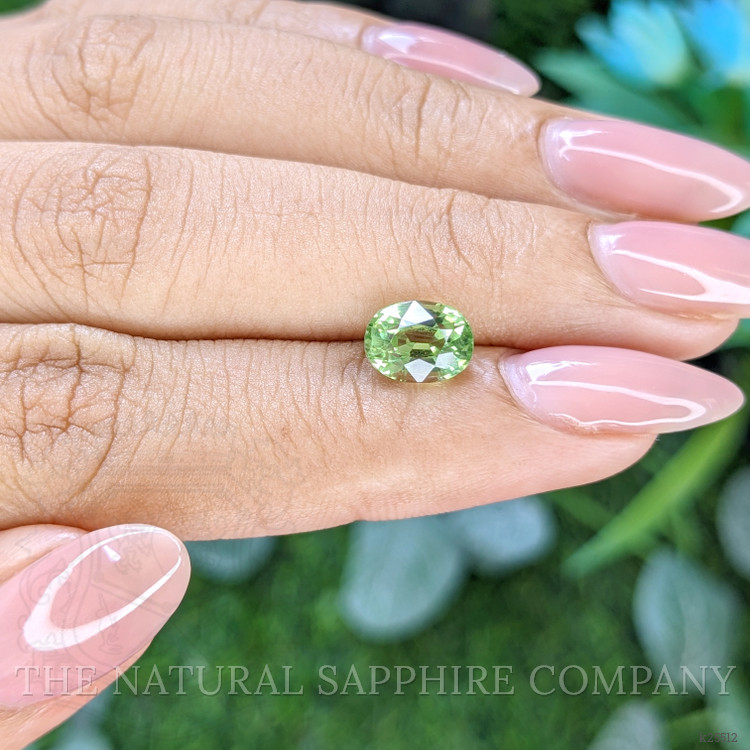 2.03 Ct. Green Grossular Garnet from Tanzania