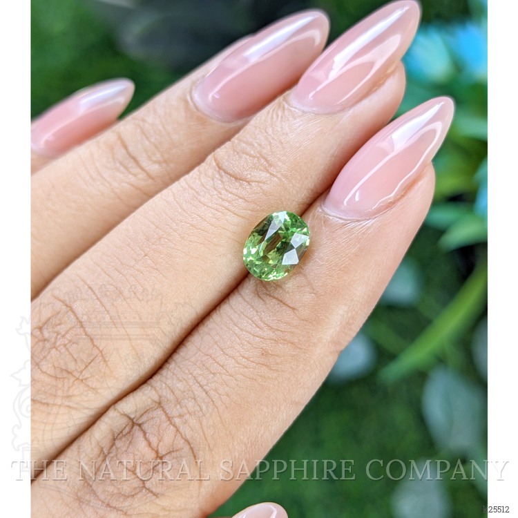 2.03 Ct. Green Grossular Garnet from Tanzania
