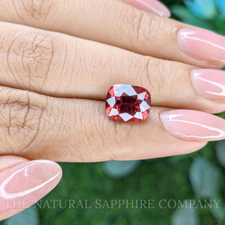 4.98 Ct. Pinkish Red Malaya Garnet from Tanzania