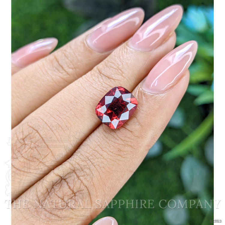 4.98 Ct. Pinkish Red Malaya Garnet from Tanzania
