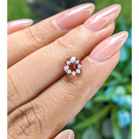 2.02 Ct. Orangish Brown Malaya Garnet from Tanzania Life Style