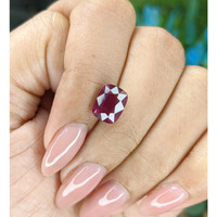 3.49 Ct. Purplish Pink Garnet from Tanzania Life Style