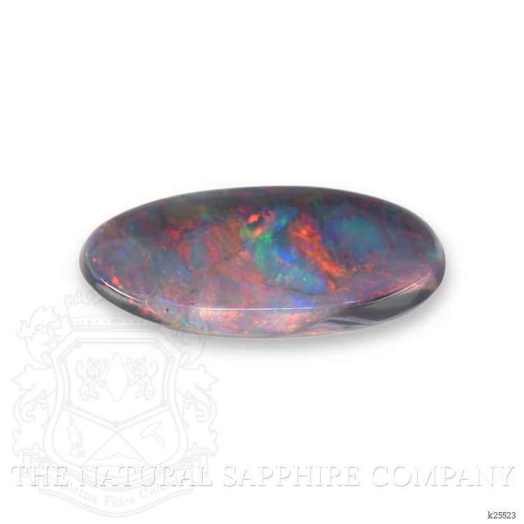 2.42 Ct. Multi Color Cabochon Black Opal from Australia