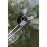 2.42 Ct. Multi Color Cabochon Black Opal from Australia Life Style