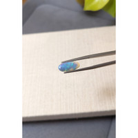 1.79 Ct. Multi Color Cabochon Semi-Black Opal from Australia Life Style