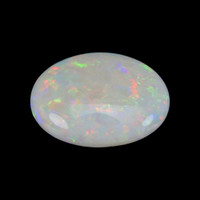 2.63 Ct. Multi Color Cabochon White Opal from Australia Video