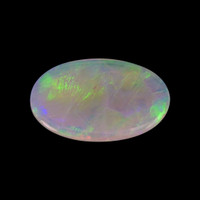 2.62 Ct. Multi Color Cabochon Semi-Black Opal from Australia Video