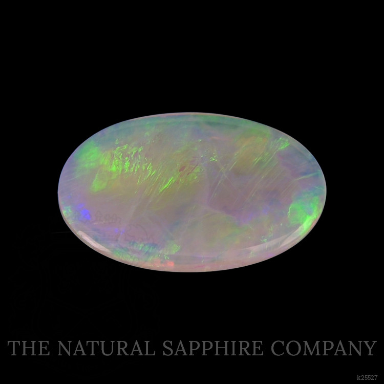 2.62 Ct. Multi Color Cabochon Semi-Black Opal from Australia
