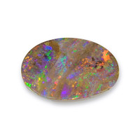 7.39 Ct. Multi Color Semi-Black Opal from Australia Video