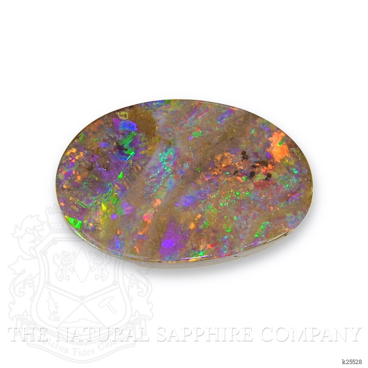 7.39 Ct. Multi Color Semi-Black Opal from Australia