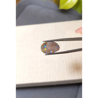 7.39 Ct. Multi Color Semi-Black Opal from Australia Life Style