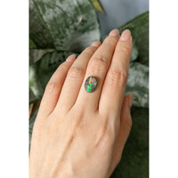 3.24 Ct. Multi Color Boulder Opal from Australia Life Style