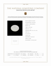 1.61 Ct. Cabochon White Opal from Australia Scan Report