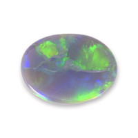 1.66 Ct. Multi Color Cabochon Black Opal from Australia Video